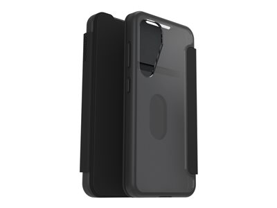 React Folio Samsung Galaxy S25 Black Crystal - cle