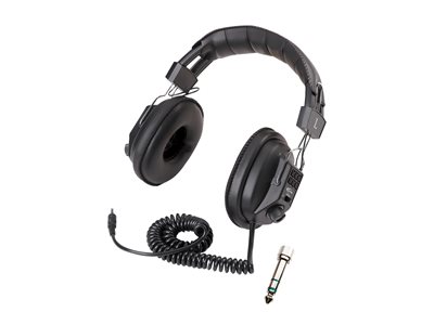 Califone 3068AV-CT Headphones full size over-the-ear mount wired 3.5 mm jack blac