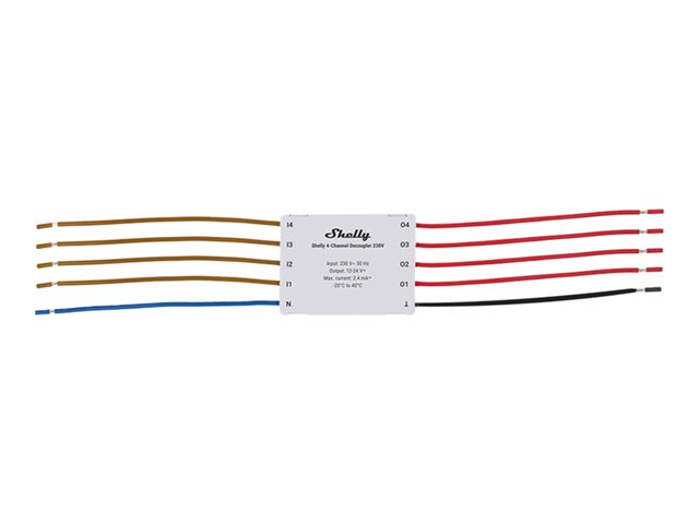 SHELLY 4-Channel 230V Decoupler FG3800238072124