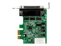 Startech 4-port PCI Express RS232 Serial Adapter Card, PCIe RS232 Serial Host Controller Card, PCIe to Serial DB9, 16950 UART