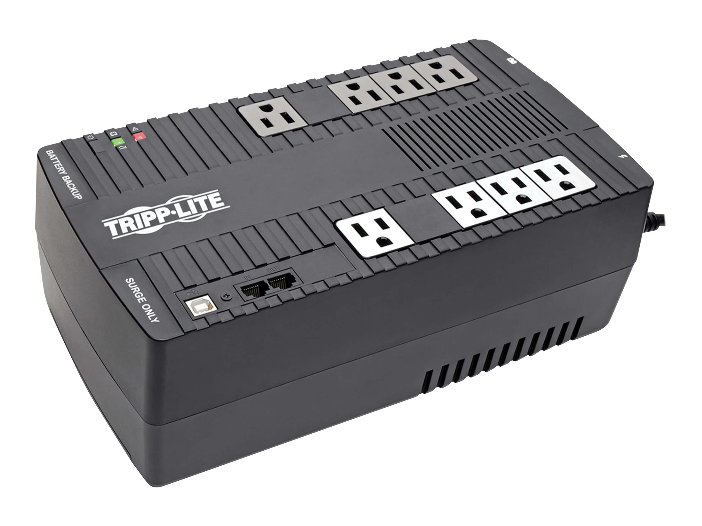 Tripp Lite UPS 700VA 350W Desktop Battery Back Up AVR Compact 120V USB RJ11 50/60Hz