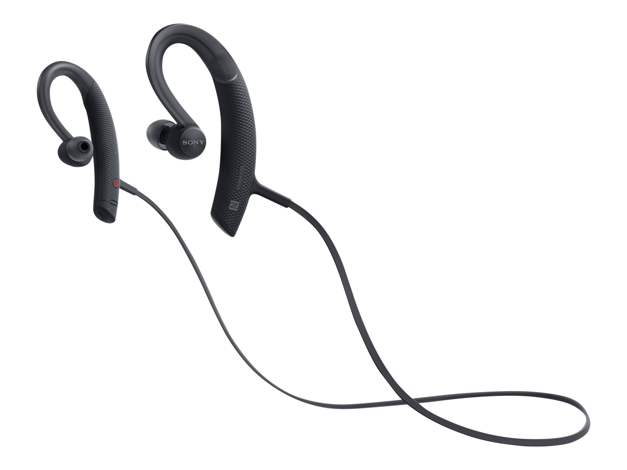  Sony - Auriculares inalámbricos C400 detrás del cuello en la  oreja negro (WIC400/B) : Electrónica
