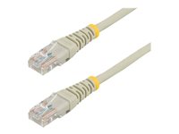 StarTech.com Cat5e Patch Cable with Molded RJ45 Connectors - 7 ft. - Gray