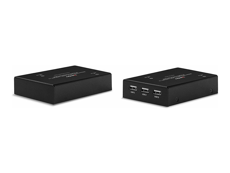 Kit extender KVM DisplayPort 1.2 & USB sur fibre optique, 300m