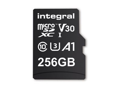 Integral - flash memory card - 256 GB - microSDXC UHS-I