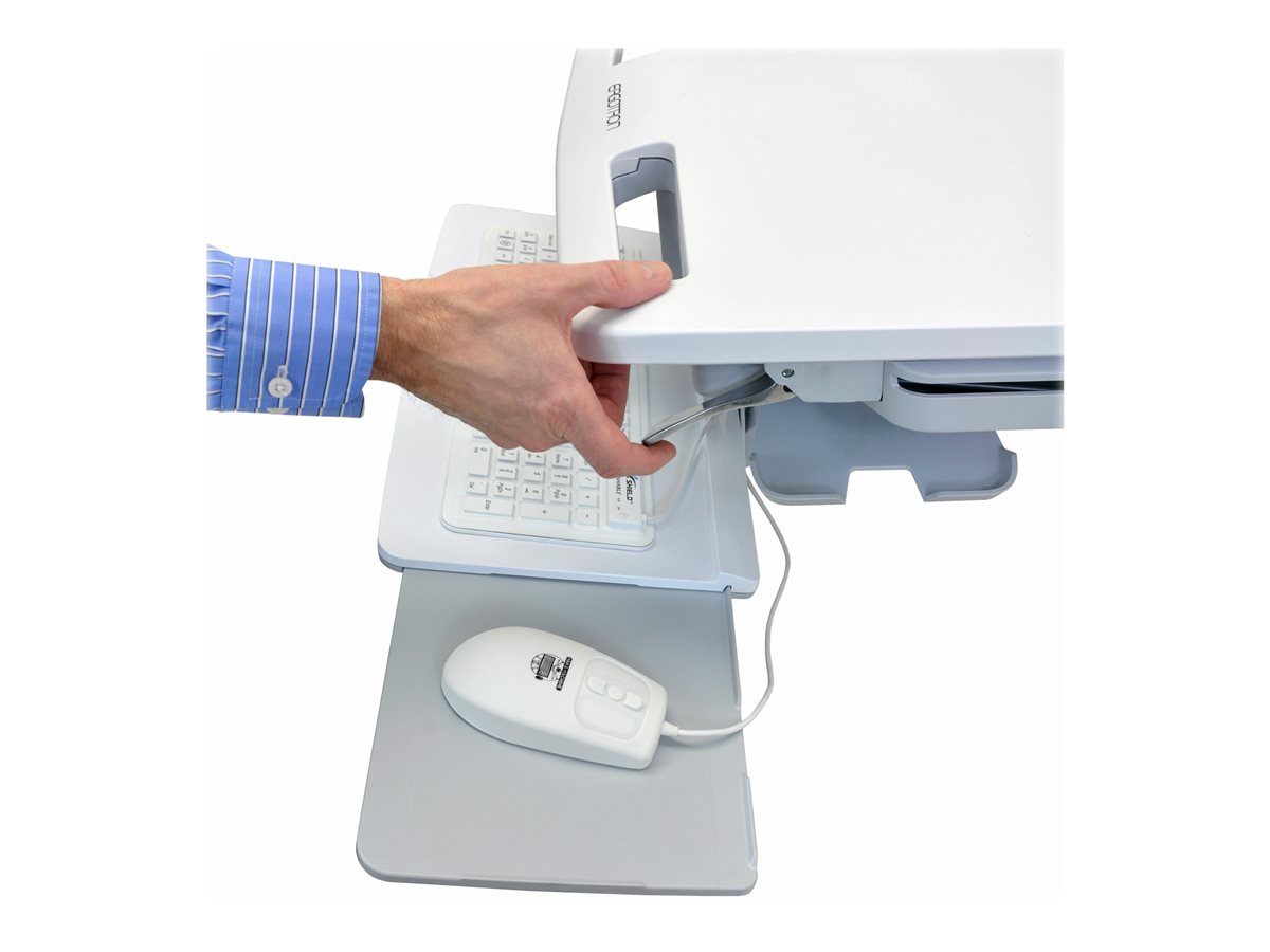 Ergotron StyleView Cart with LCD Arm, 3 Drawers vozík - otevřená architektura - pro LCD displej / klávesnice / myš / CPU / notebook / skener – foto 2
