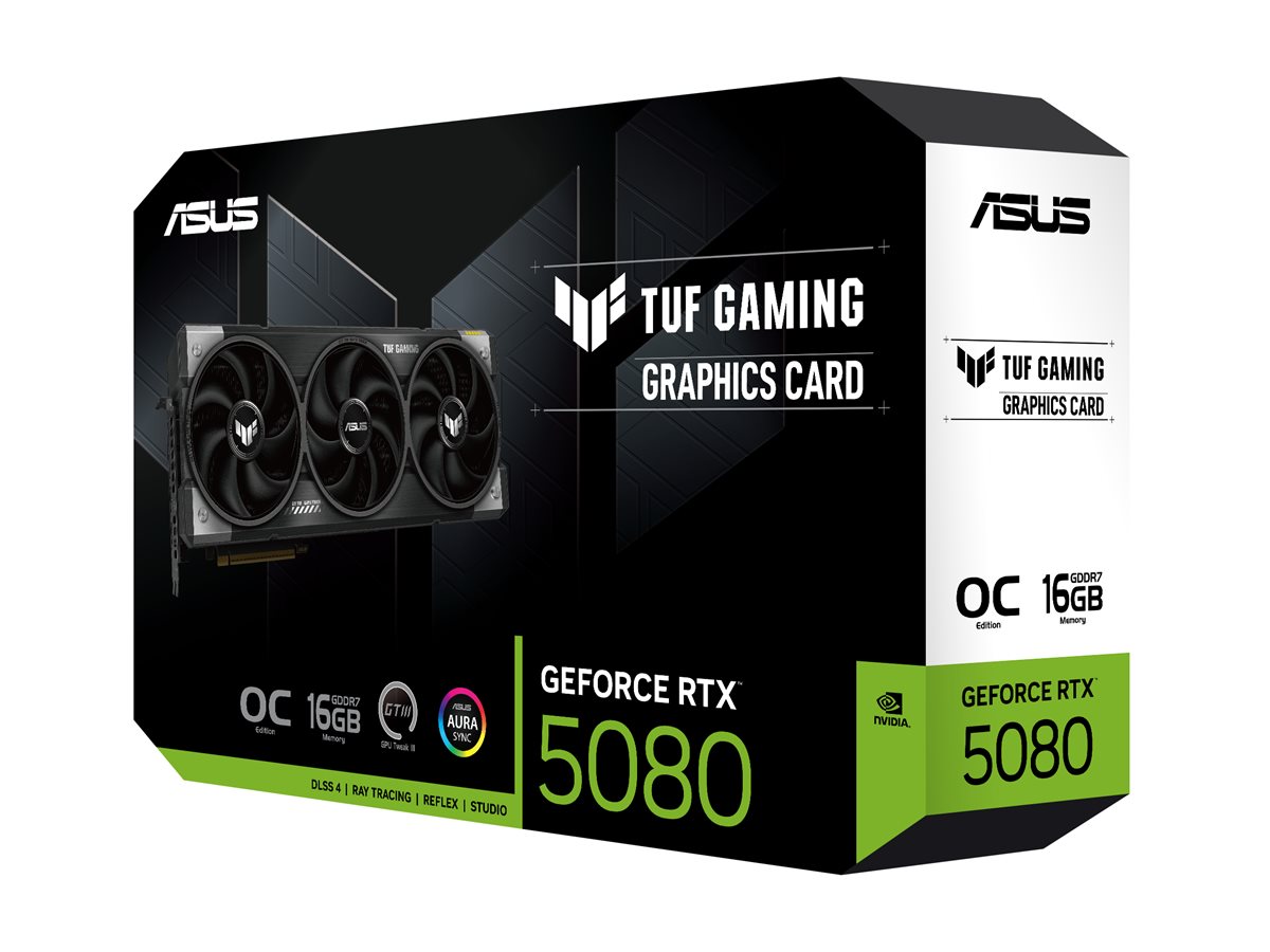 フ*ミ様 ASUS TUF Gaming GeForce RTX 5080 OC ASUS TUF Gaming GeForce RTX™ 5080 16GB GDDR7 OC Edition