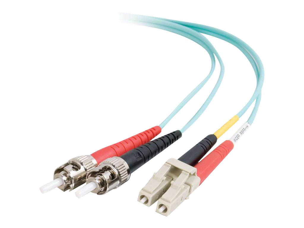 C2G LC-ST 10Gb 50/125 OM3 Duplex Multimode PVC Fiber Optic Cable (LSZH) - síťový kabel - 1 m - 1 m - vodě - barva