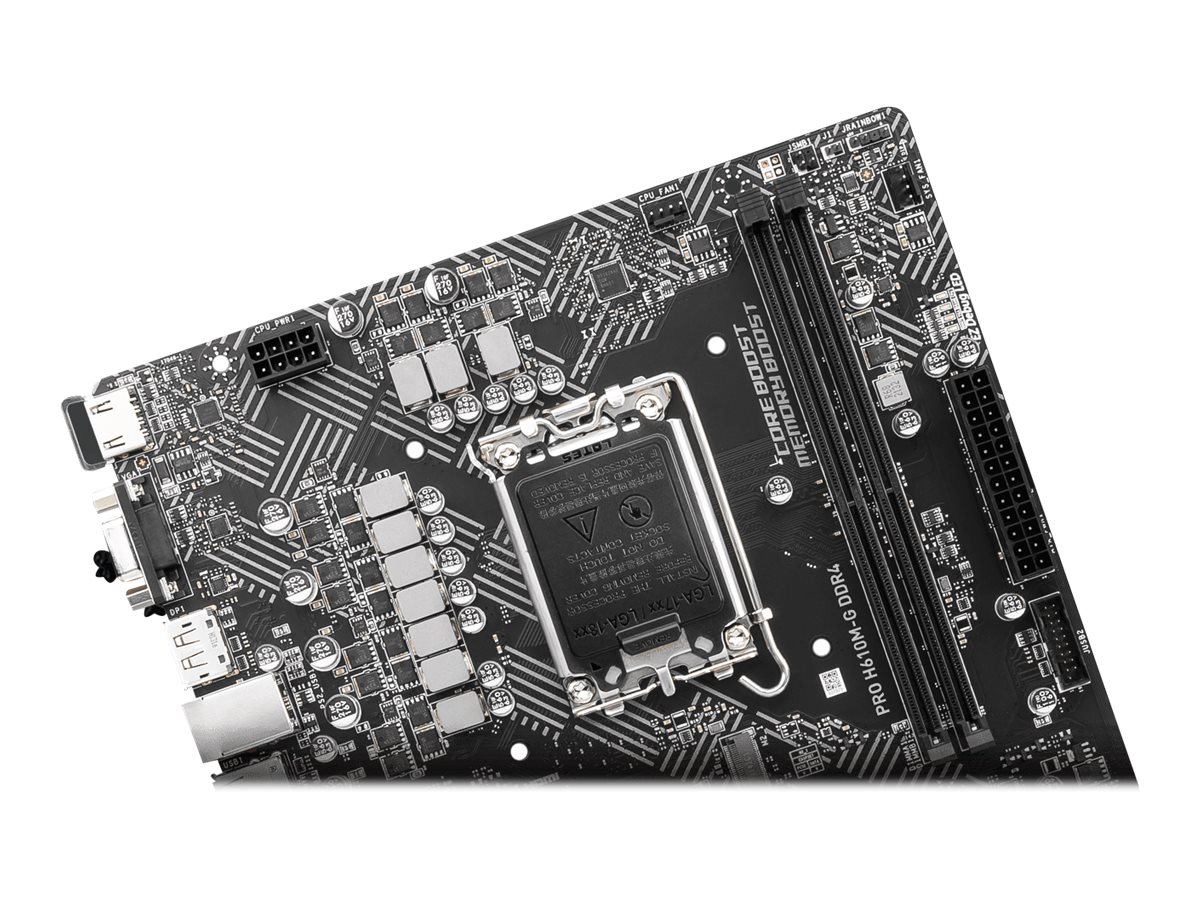 MSI PRO H610M-G DDR4 - základní deska - mikro ATX - zásuvka LGA1700 - H610 – foto 2