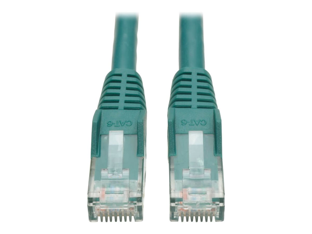 Tripp Lite 35ft Cat6 Gigabit Snagless Molded Patch Cable RJ45 M/M Green 35'