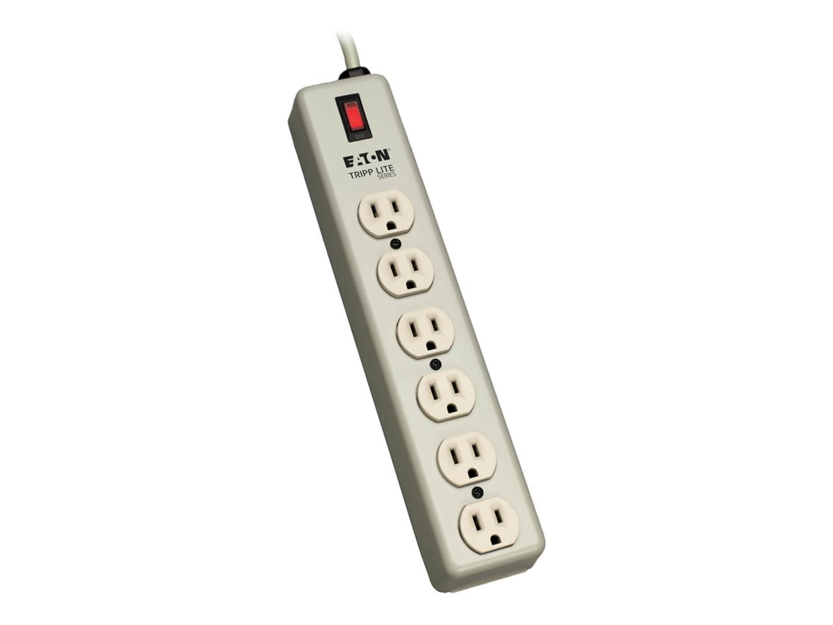 Tripp Lite Waber Power Strip Metal 5-15R 6 Outlet 5-15P 6' Cord