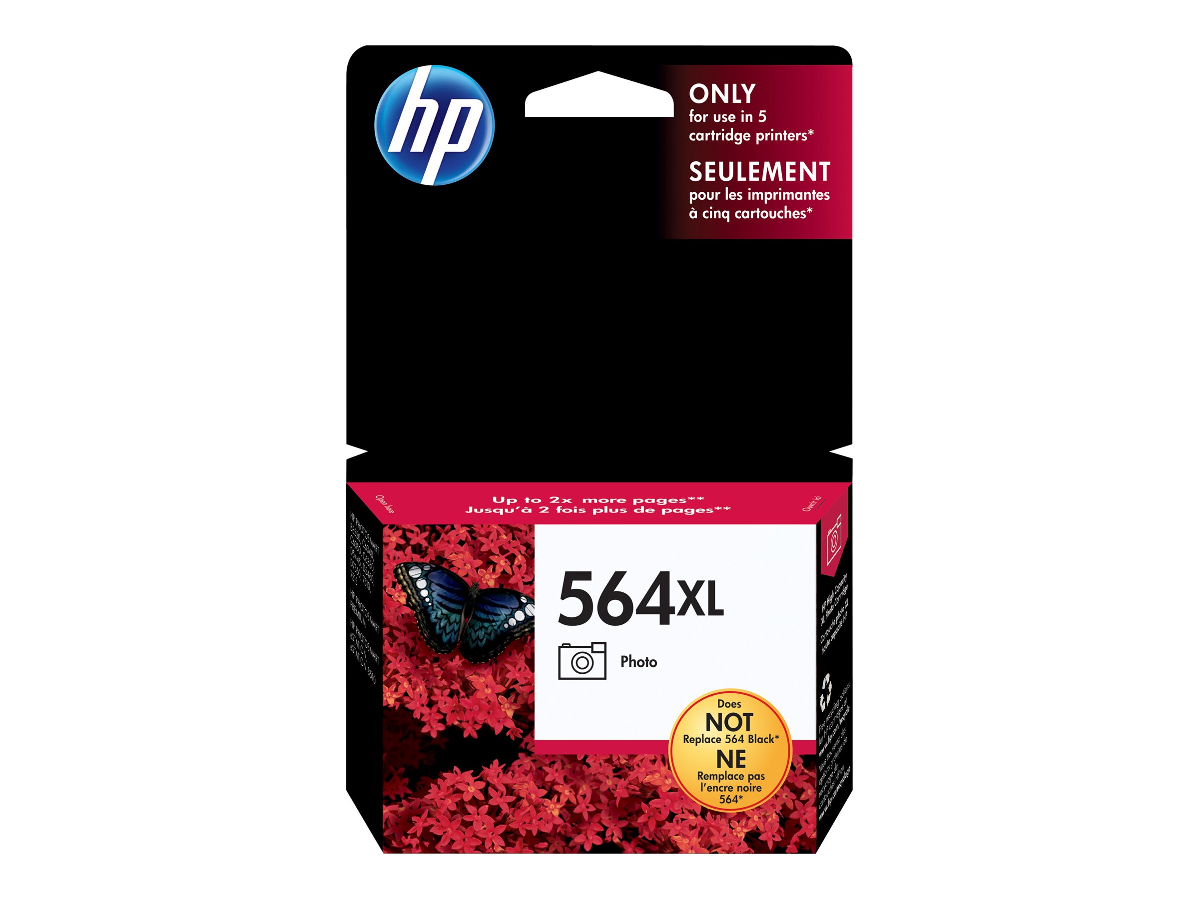 HP 564XL High Yield photo black original ink cartridge Usage / lifestyle Multi-angle 72520