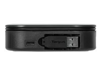 Targus USB-C Universal Dual HD Docking Station with 80W PD Pass-Thru - docking station - USB-C 3.2 Gen 2 - 2 x HDMI - 1GbE - 