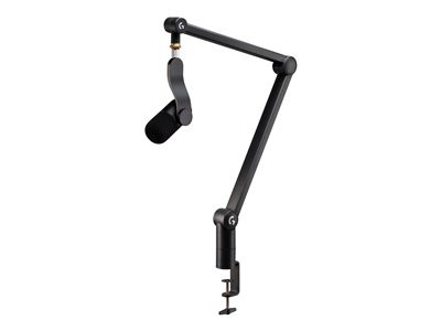Logitech G Yeticaster GX Dynamic LIGHTSYNC RGB Gaming Microphone and Premium Broadcast Boom Arm, Black