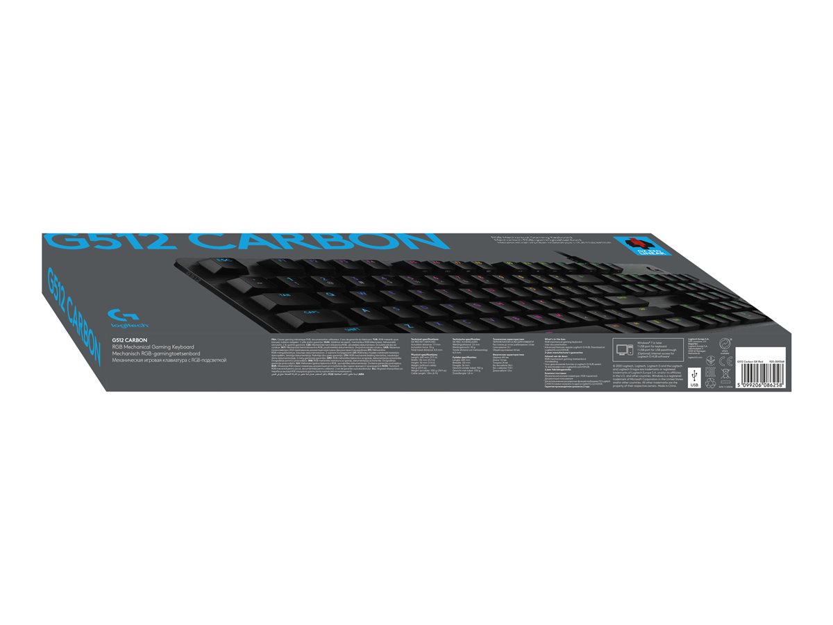 LOGITECH G512 GX RED CARBON Linear US INTL – foto 2