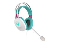 ASUS TUF Gaming H1 Gen II Kablet Høretelefoner Blå Pink Hvid