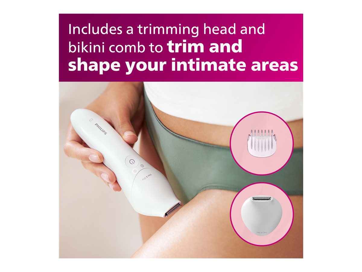 Philips Series 8000 Cordless Epilator - White - BRE720/14