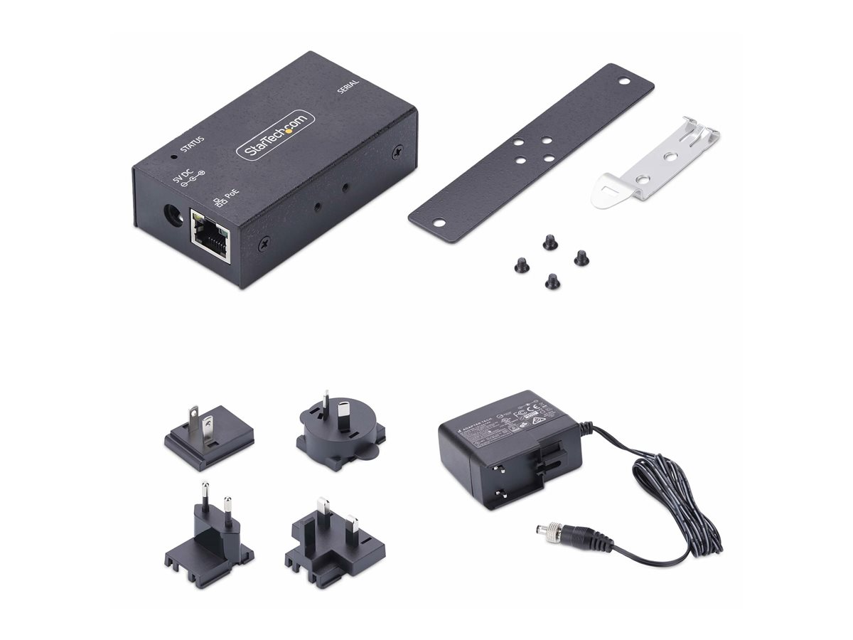 StarTech.com Serial to Ethernet Adapter, IP LAN to RS232 DB9 Converter - kompaktní server - PoE - kompatibilní s TAA – foto 8