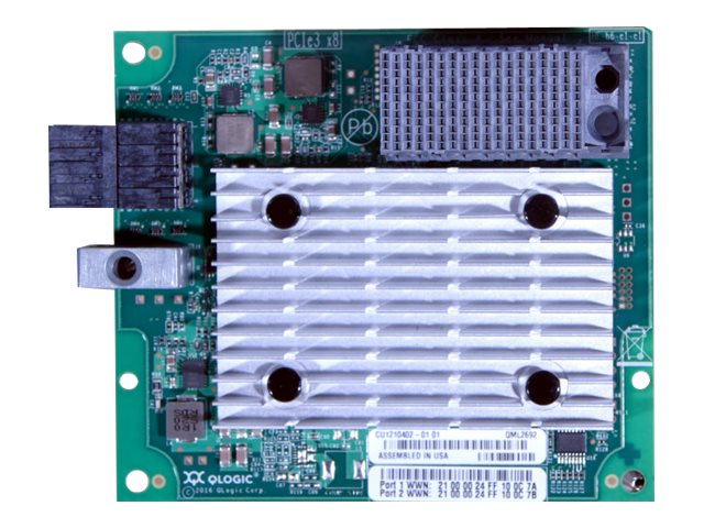 Lenovo ThinkSystem QLogic QML2692 Mezz - Host bus adapter - ML2 - 16Gb Fibre Channel x 2 - for ThinkSystem SN550; SN850
