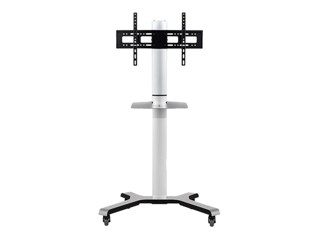 B Tech Xrtrolley Stand For Flat Panel Trolley Black Silver