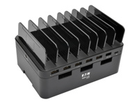 Eaton Tripp Lite Series 7-Port USB Charging Station Hub w/ Quick Charge 3.0, USB-C Port, Device Storage, 5V 4A (60W) USB Charge Output