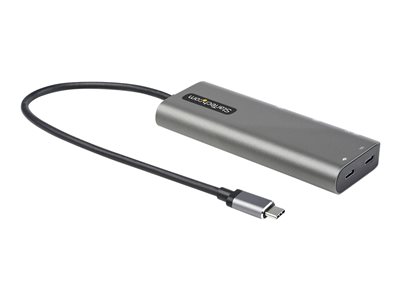 StarTech.com Adaptateur Multiports USB-C - USB-C vers HDMI ou Mini  DisplayPort 4K 60Hz - Alimentation