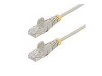StarTech.com 7ft Gray Slim CAT6 Ethernet Cable, Snagless, 28AWG, LSZH