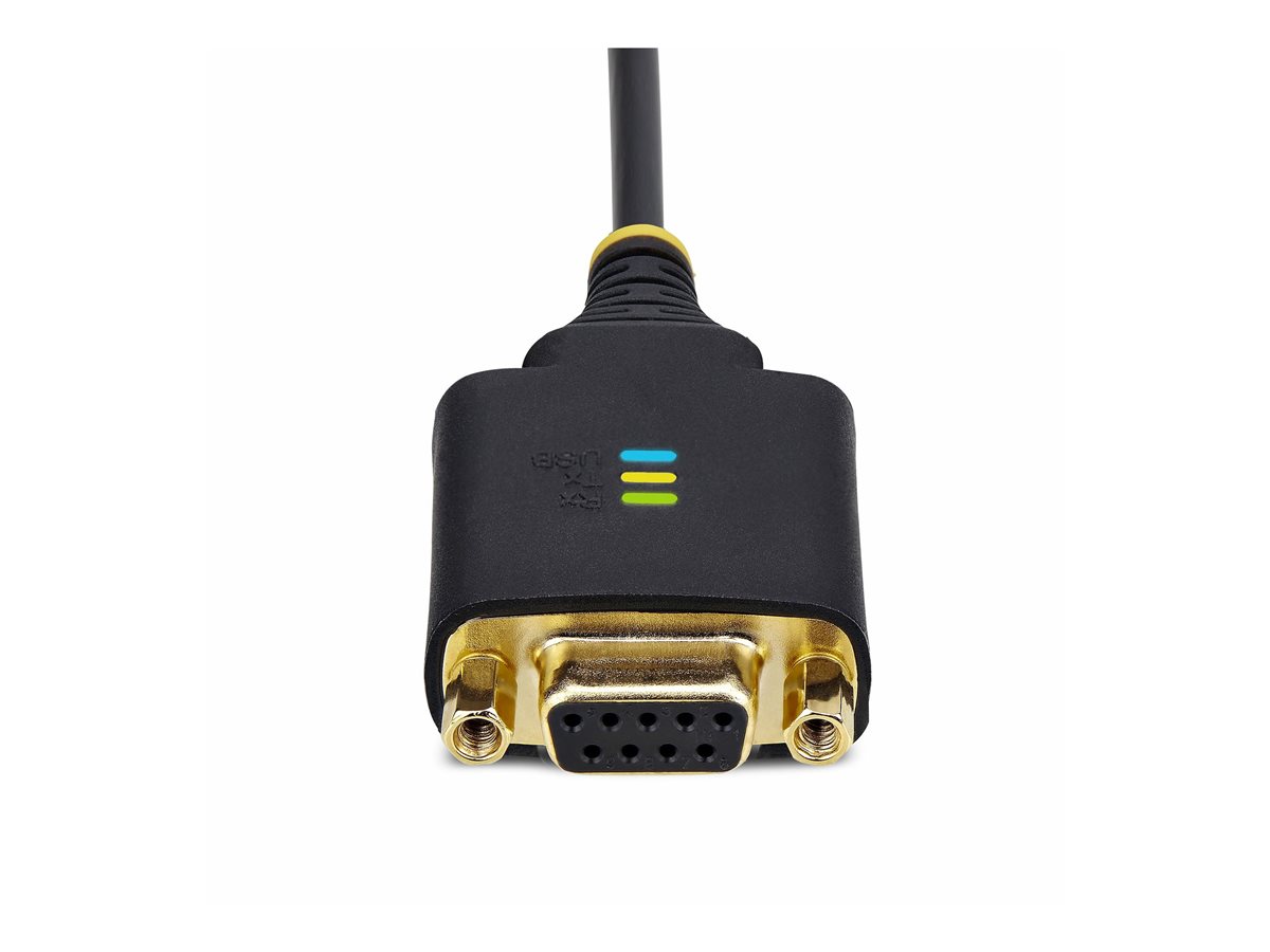 StarTech.com 1ft/30cm USB to Null Modem Serial Adapter Cable, FTDI, RS232 - USB / sériový kabel - USB do DB-9 - 30 cm – foto 3
