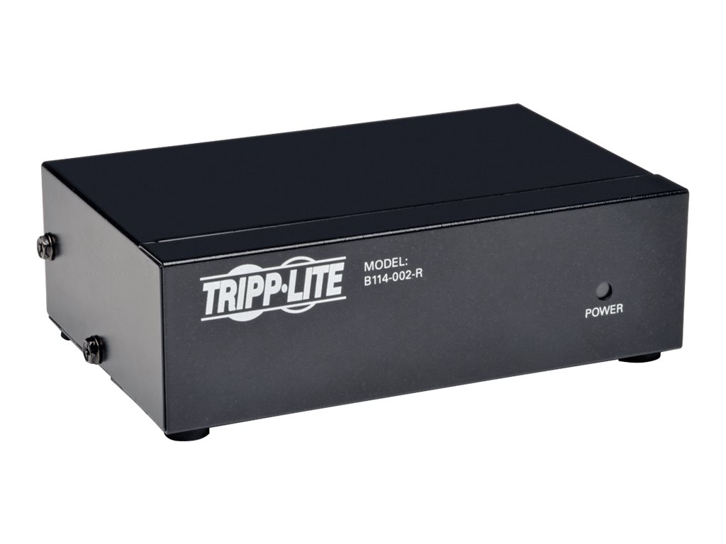 Tripp Lite 2-Port VGA / SVGA Video Splitter Signal Booster High Resolution Video