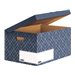 FELLOWES Decor Fliptop Box Urban Blue