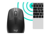 LOGI M190 wireless mouse Charcoal