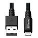 Eaton Tripp Lite Series Heavy-Duty USB-A to Lightning Sync/Charge Cable, UHMWPE and Aramid Fibers, MFi Certified