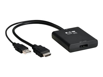 Eaton Tripp Lite Series 8K HDMI to DisplayPort Active Converter M/F with USB Power 1ft 0.3 m