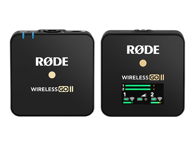 Rode Wireless GO II Digital Microphone System - Black - ROD-WIRELESSGO2SINGLE