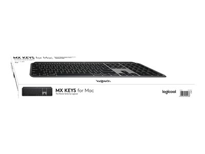 Product  Logitech MX Keys for Mac - keyboard - QWERTY - UK - space grey