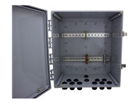 Lantronix - Armoire de montage de périphérique réseau - montable sur mur - extérieur 