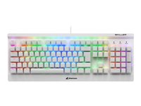 Sharkoon Skiller SGK3 Tastatur Mekanisk RGB Kabling Tysk