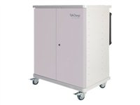 Compucharge TabCharge 24 - Storage & charging trolley for up to 24 laptops. Includes 2 user keys- additional / replacement keys can be ordered using part code 64003. Supplied by Hypertec. – Compucharge
