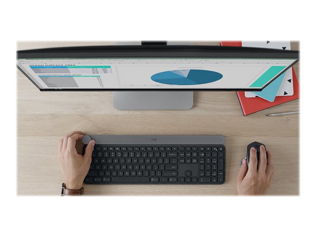 Logitech Craft Advanced with Creative Input Dial - klávesnice - QWERTY - britská Vstupní zařízení – foto 12