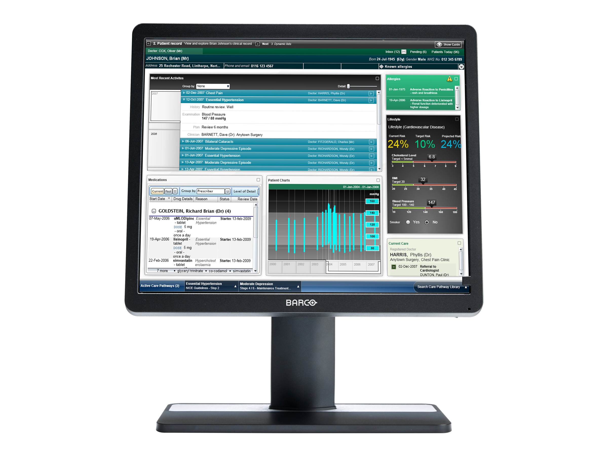 Barco MDRC-1219 TS - LED monitor