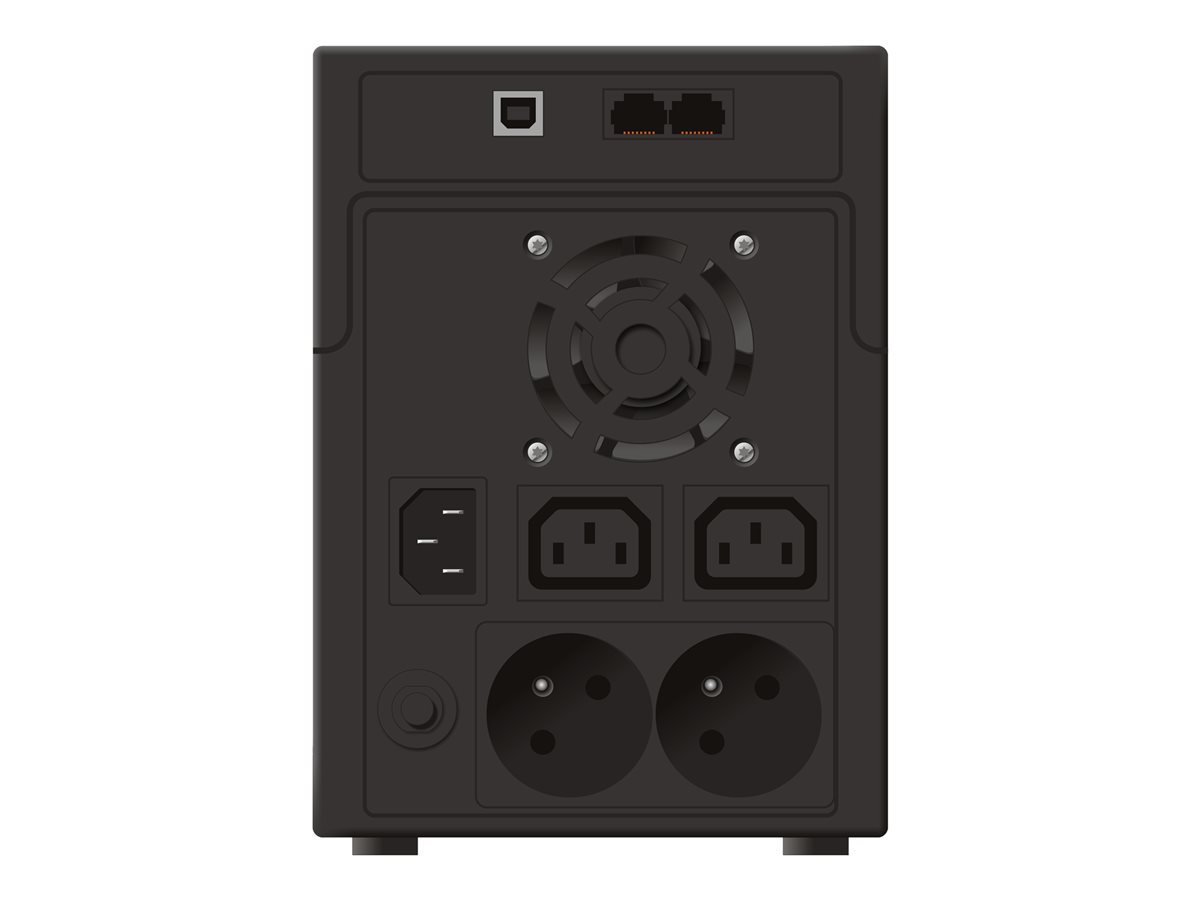 UPS POWERWALKER VI 2200 SHL FR LINE-INTERACTIVE 2200VA 2X 230V PL 2X IEC C13 USB-B LCD