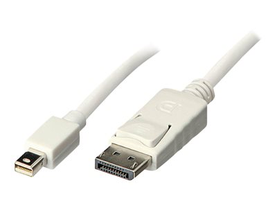 LINDY Mini-DisplayPort an Displayport Kabel weiß 1m - 41056
