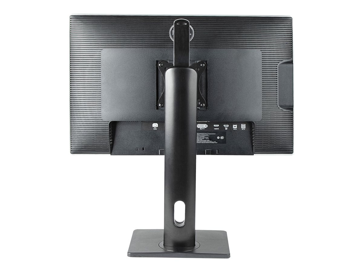 StarTech.com Free Standing Single Monitor Mount, Height Adjustable Monitor Stand, For VESA Mount Displays up to 32" (15lb/7kg), Ergonomic Monitor Stand for Desk, Tilt/Swivel/Rotate, Black - Universal Monitor Stand stojan - nastavitelné rameno - pro obrazovka - černá – foto 4