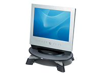 Fellowes LCD Monitor Riser - Stand - for flat panel - grey, translucent graphite