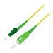 Fiber simplex patch cord, OS2 SM G.657.A2, SC/APC to LC/APC, 15 m – LogiLink