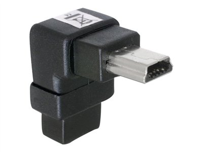 DELOCK USB Adapter mini B -> mini B St/Bu 90° gew.