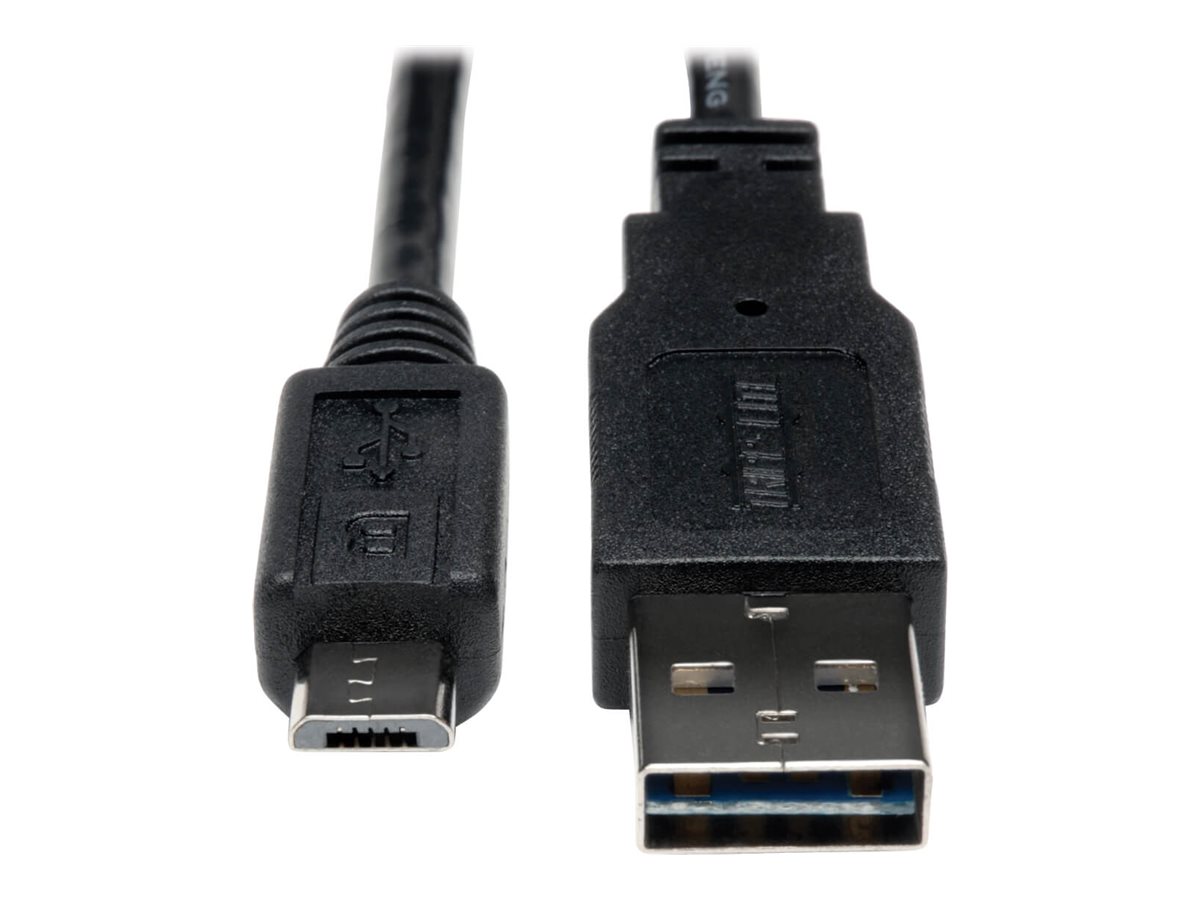 Tripp Lite 6ft USB 2.0 High Speed Cable Reversible A to 5Pin Micro B M/M 6'