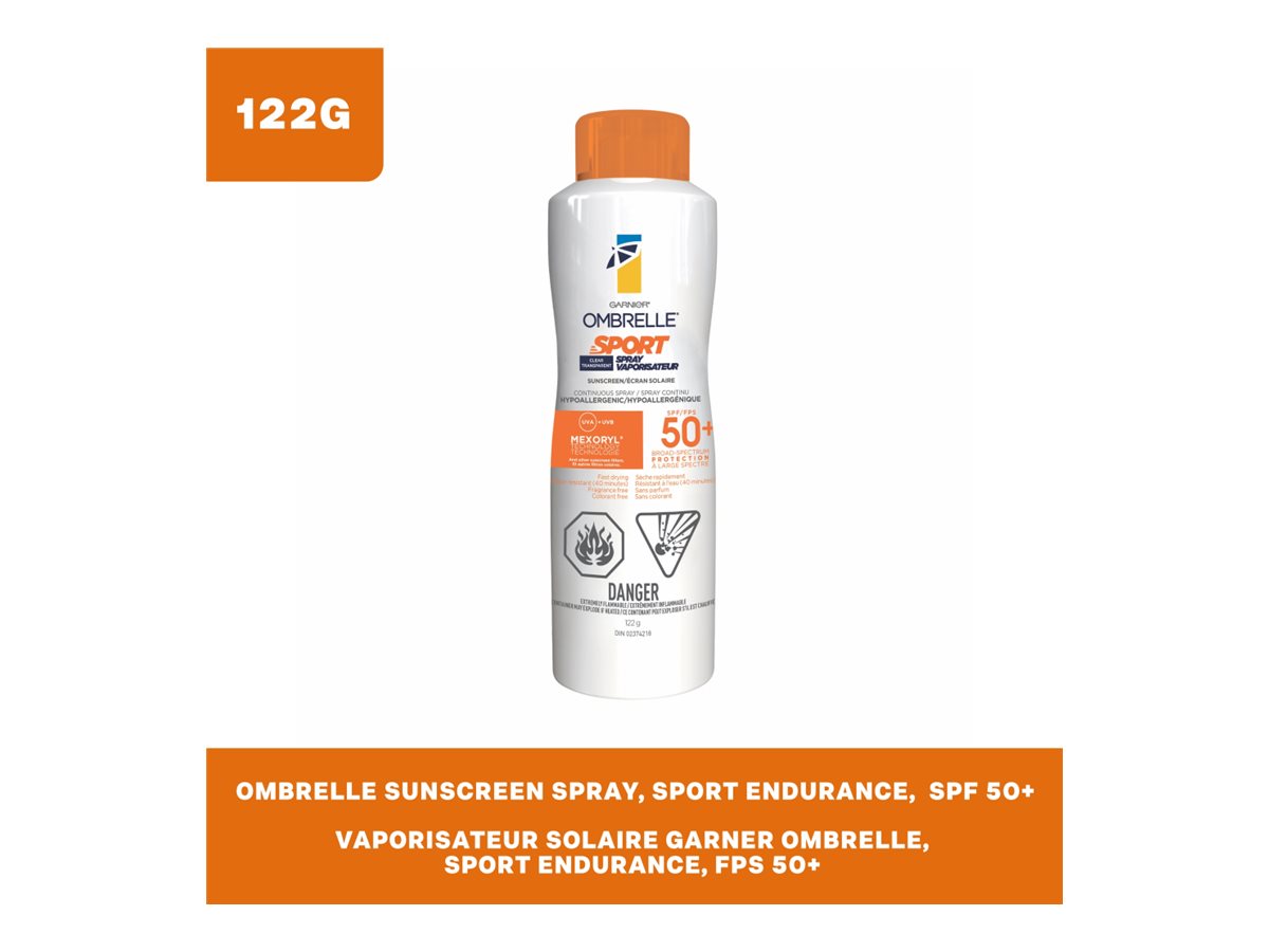 Garnier Ombrelle Sport Sunscreen Spray - SPF 50+ - 122g