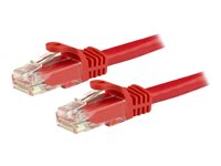 StarTech.com 7.5m CAT6  Cable - Red Snagless  CAT 6 Wire - 100W  RJ45 UTP 650MHz Category 6 Network Patch Cord UL/TIA (N6PATC750CMRD) CAT 6 Ikke afskærmet parsnoet (UTP) 7.5m Patchkabel Rød