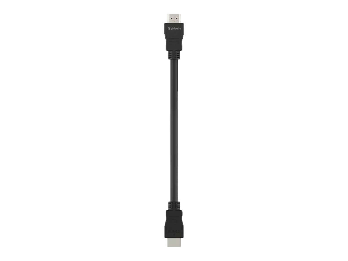 Verbatim HDMI cable with Ethernet 1 Product shot Front 79801